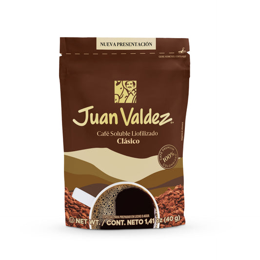 Café Liofilizado Juan Valdez Clásico 40g