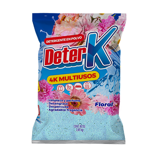 Detergente en Polvo Deterk Floral 100g