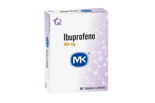 Ibuprofeno 800mg Caja x30 Tabletas Cubiertas